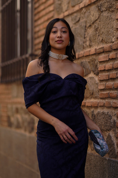 Vestido Arianna Brocado