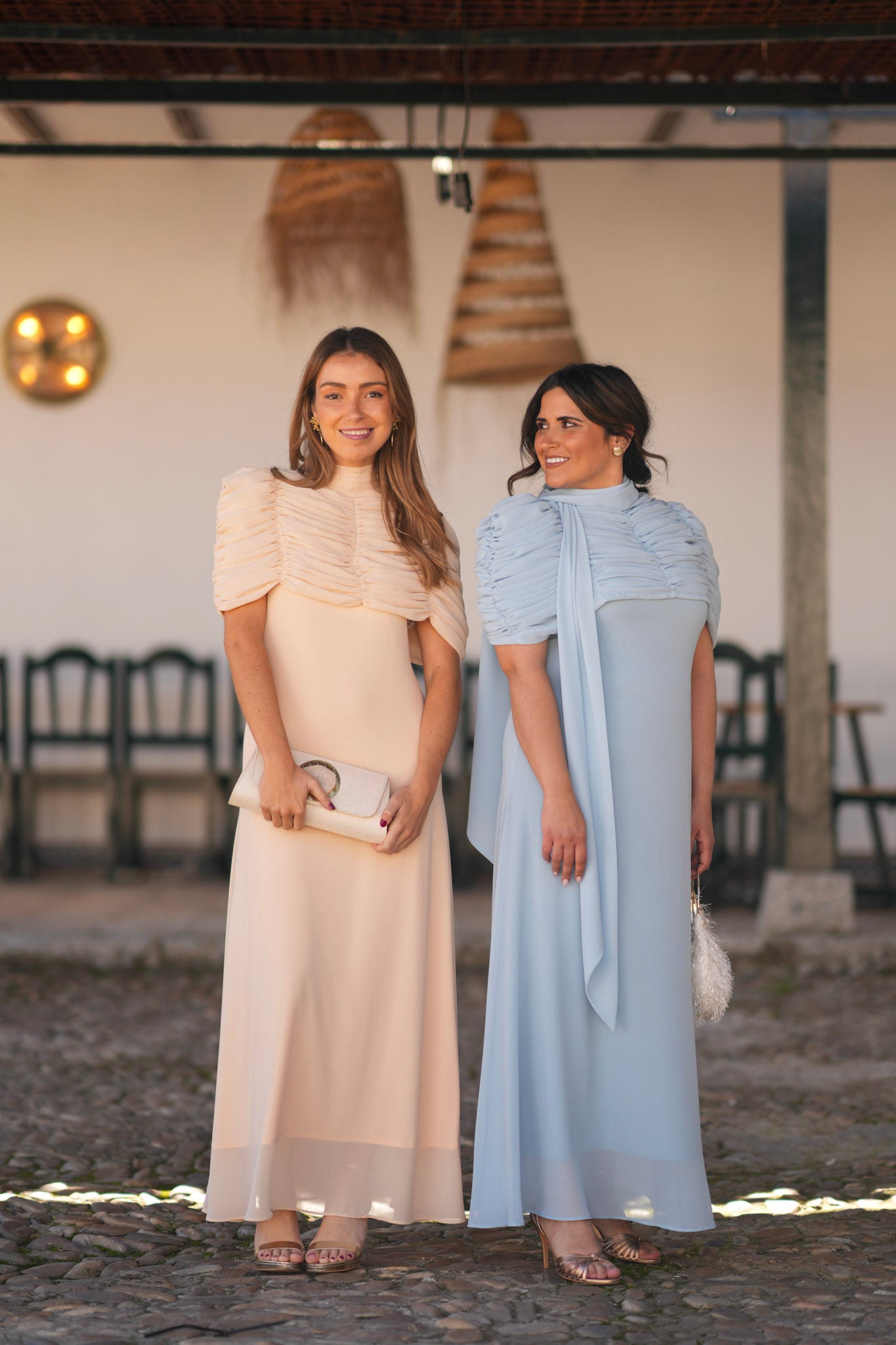 Vestido Afrodita Celeste