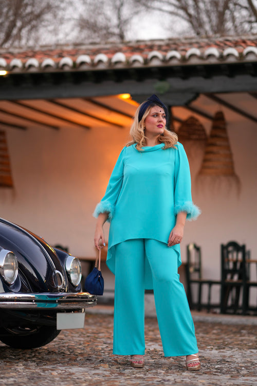 Conjunto Nicola Turquesa