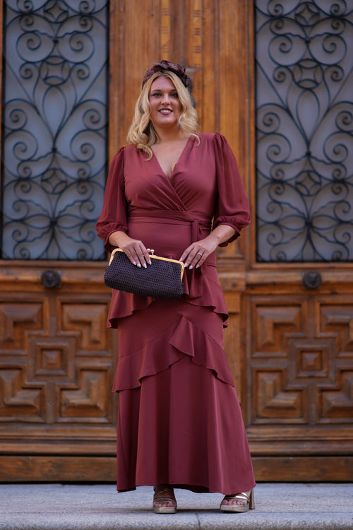 Vestido Bella Terracota