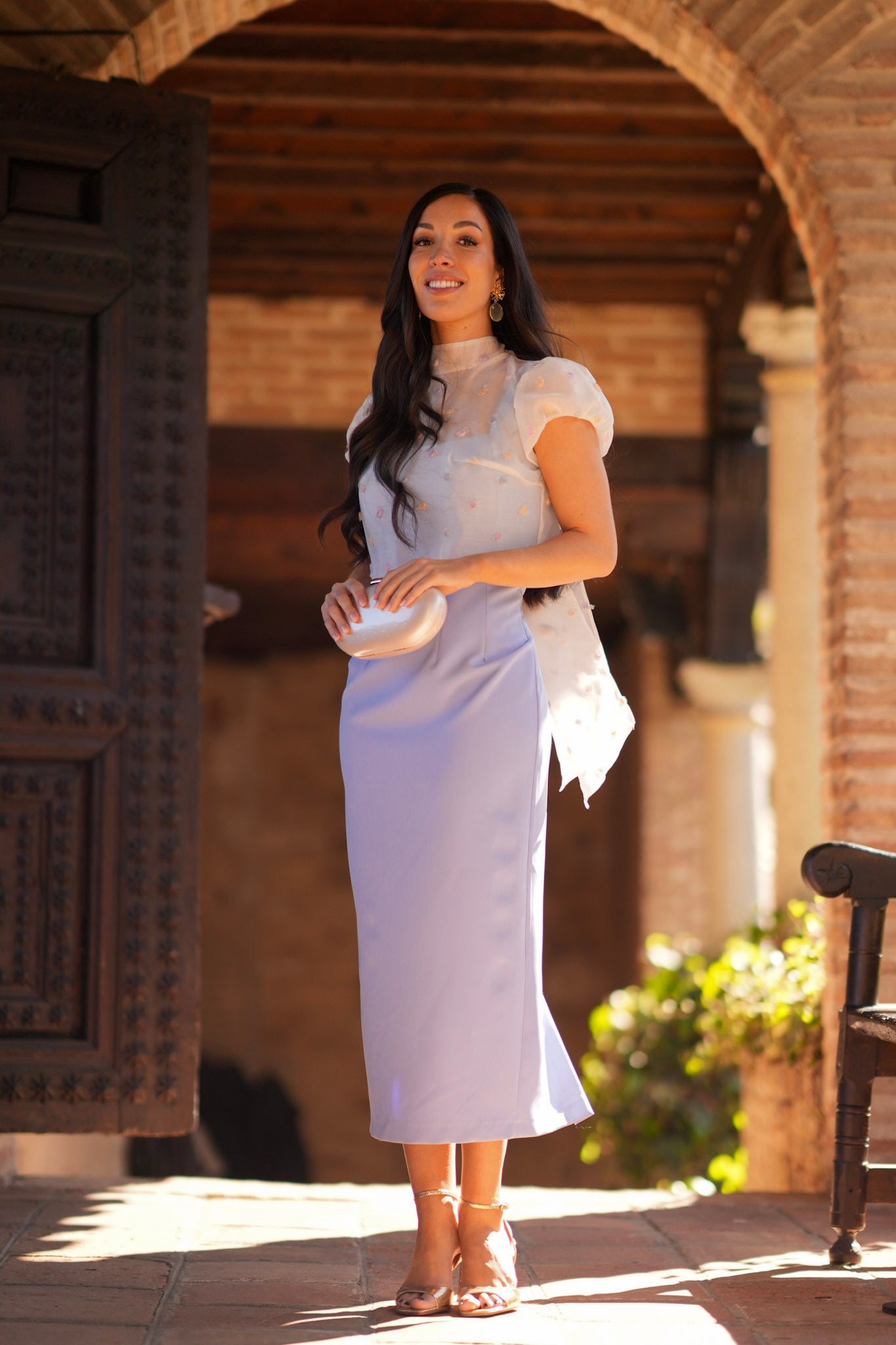Vestido Penélope Celeste