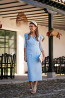 Vestido Zafiro Celeste