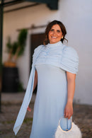 Vestido Afrodita Celeste