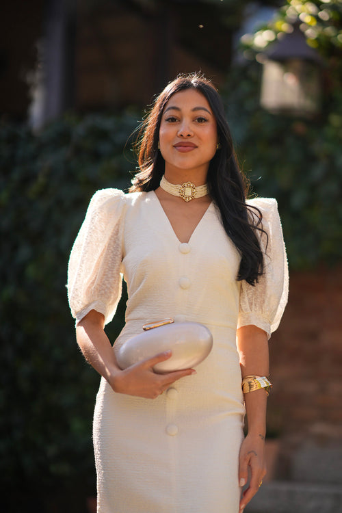 Vestido Lauren Beige