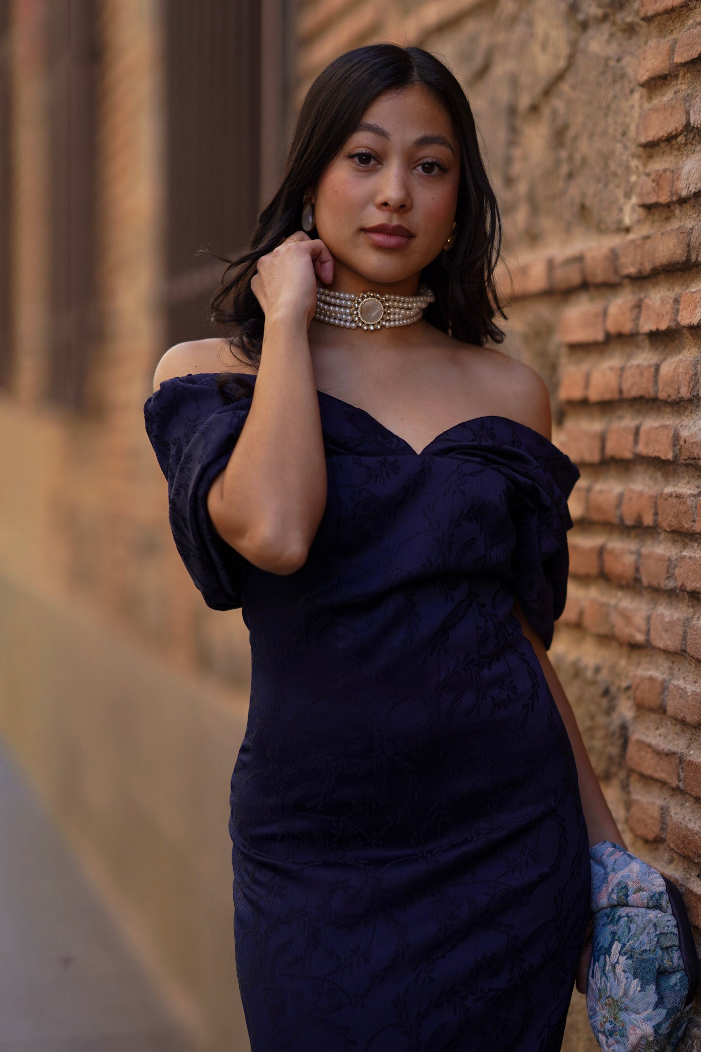 Vestido Arianna Brocado
