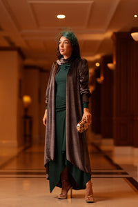 Kaftan Terciopelo Fular Chocolate