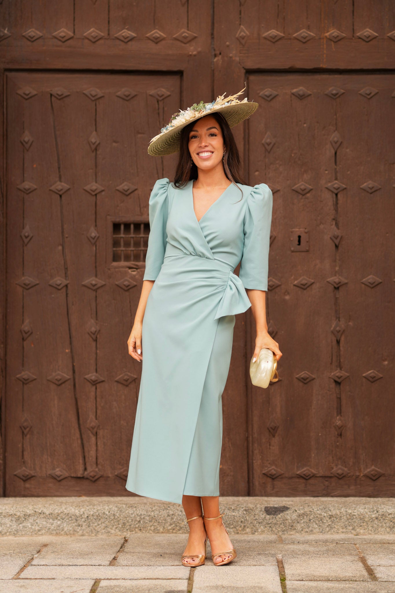 Vestido Andrea Verde Agua