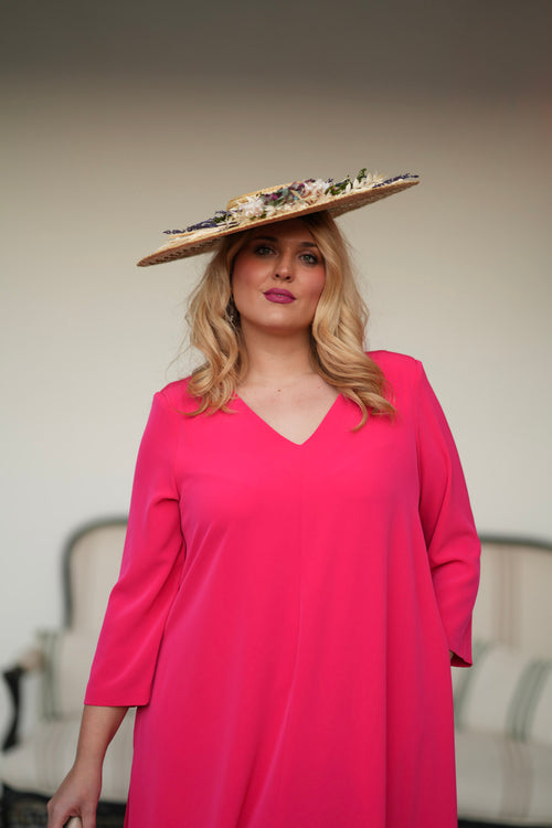 Vestido Savinna Fresa
