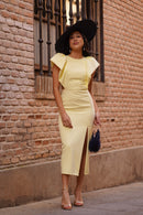 Vestido Enola Mantequilla