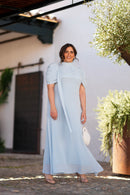 Vestido Afrodita Celeste