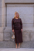 Vestido Rocío Chocolate