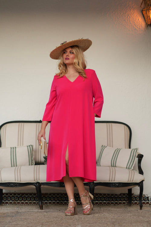 Vestido Savinna Fresa
