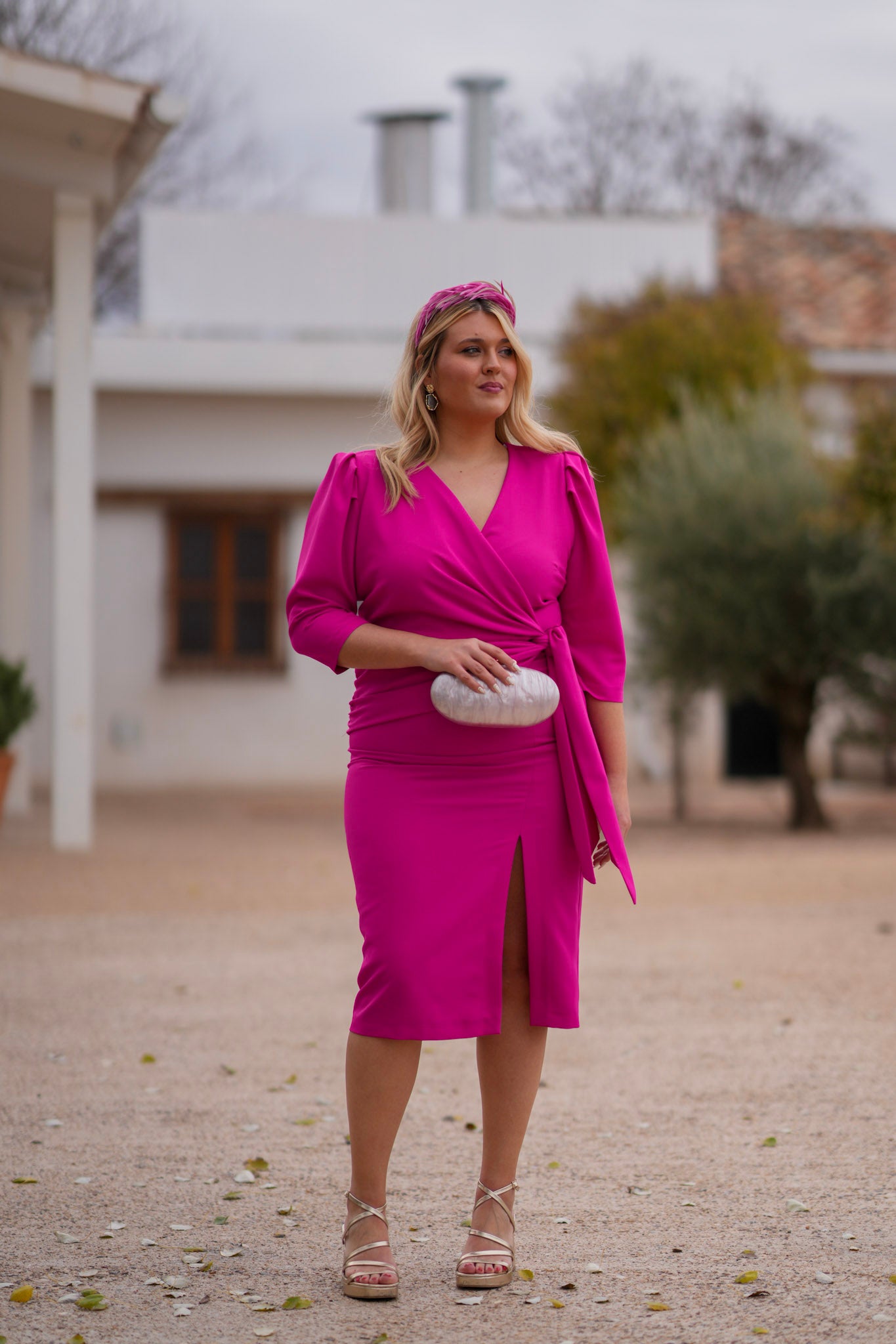 Vestido Alana Fucsia