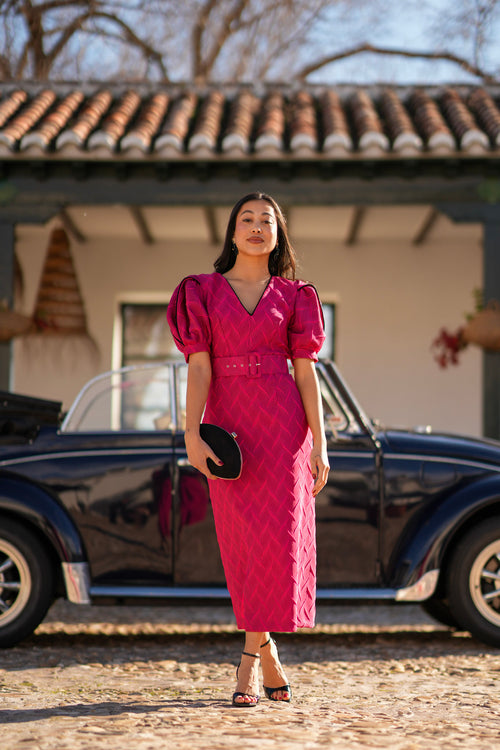 Vestido Catleya Fucsia