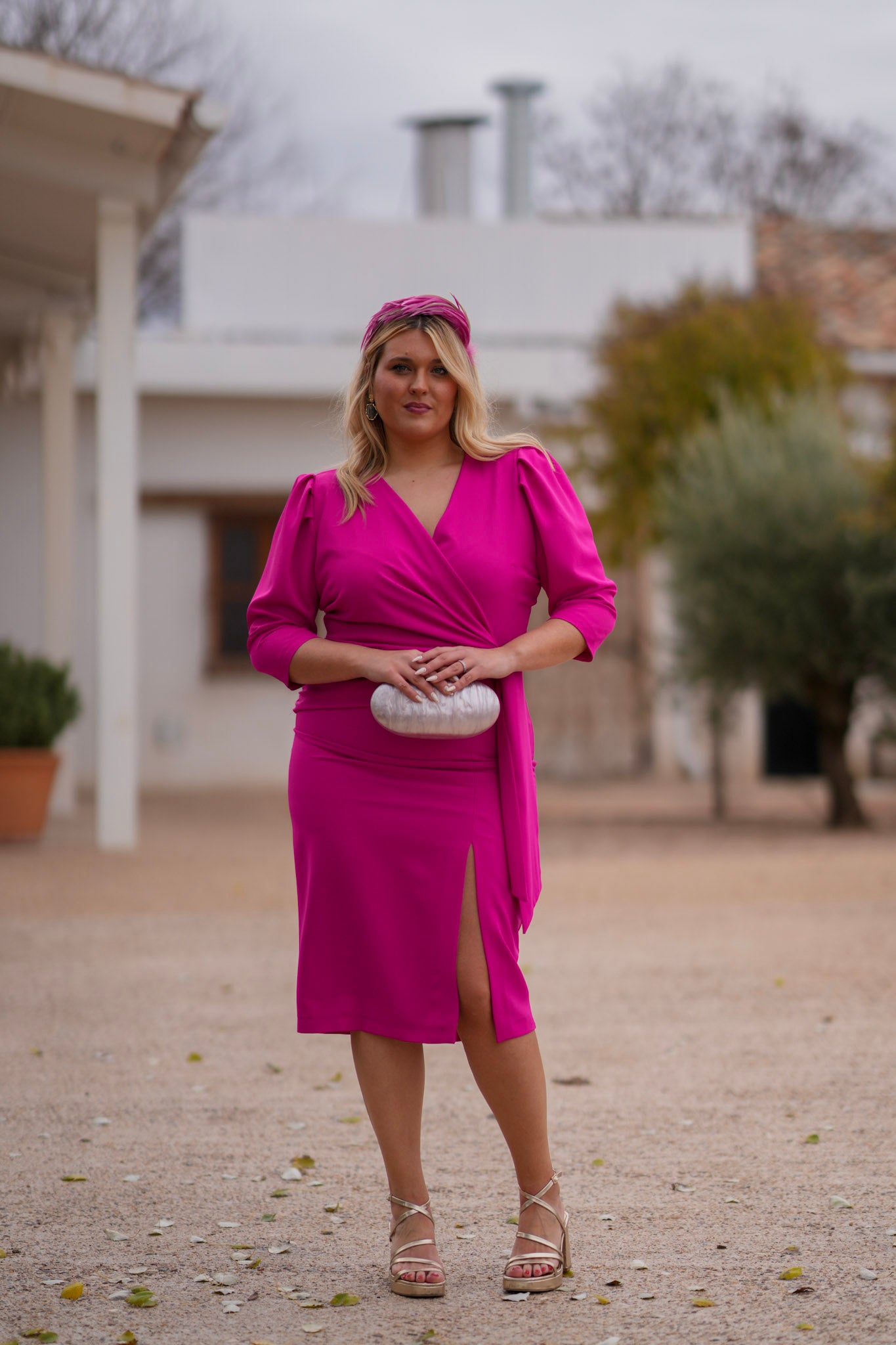 Vestido Alana Fucsia