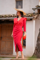 Vestido Melgar Rojo