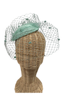 Tocado Penélope Verde Agua