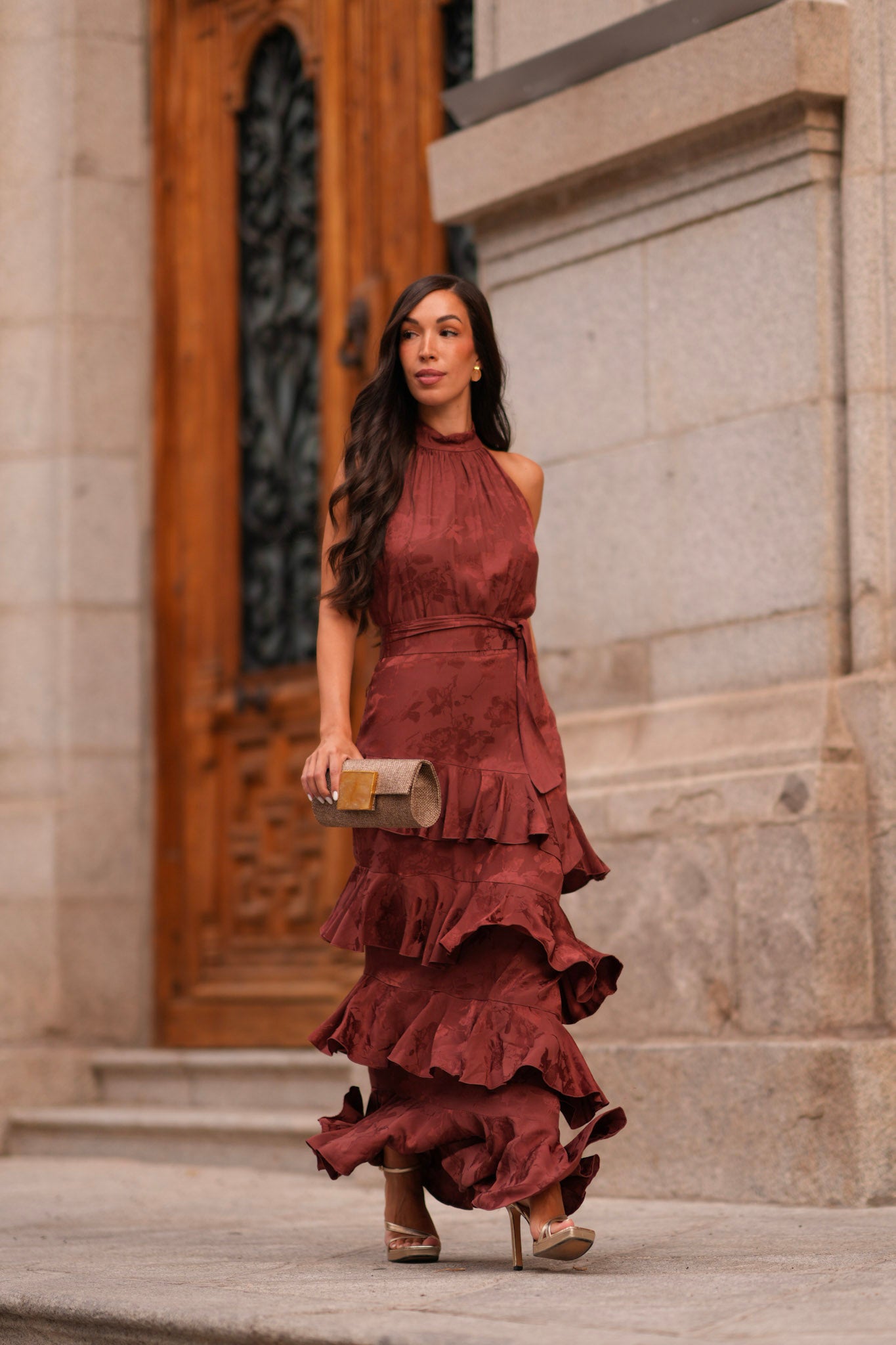 Vestido Margot Terracota