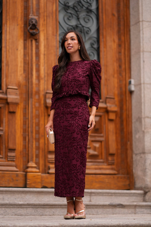 Conjunto Murillo Burdeos