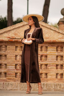 Kaftan Terciopelo Chocolate
