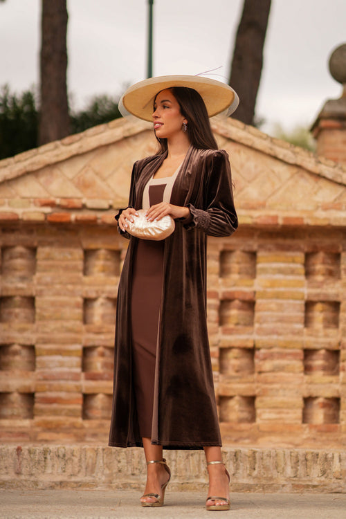 Kaftan Terciopelo Chocolate