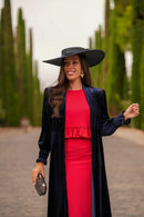 Kaftan Terciopelo Marino