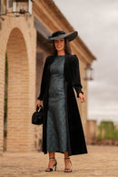 Kaftan Terciopelo Negro