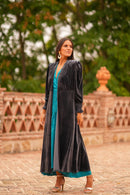 Kaftan Terciopelo Gris