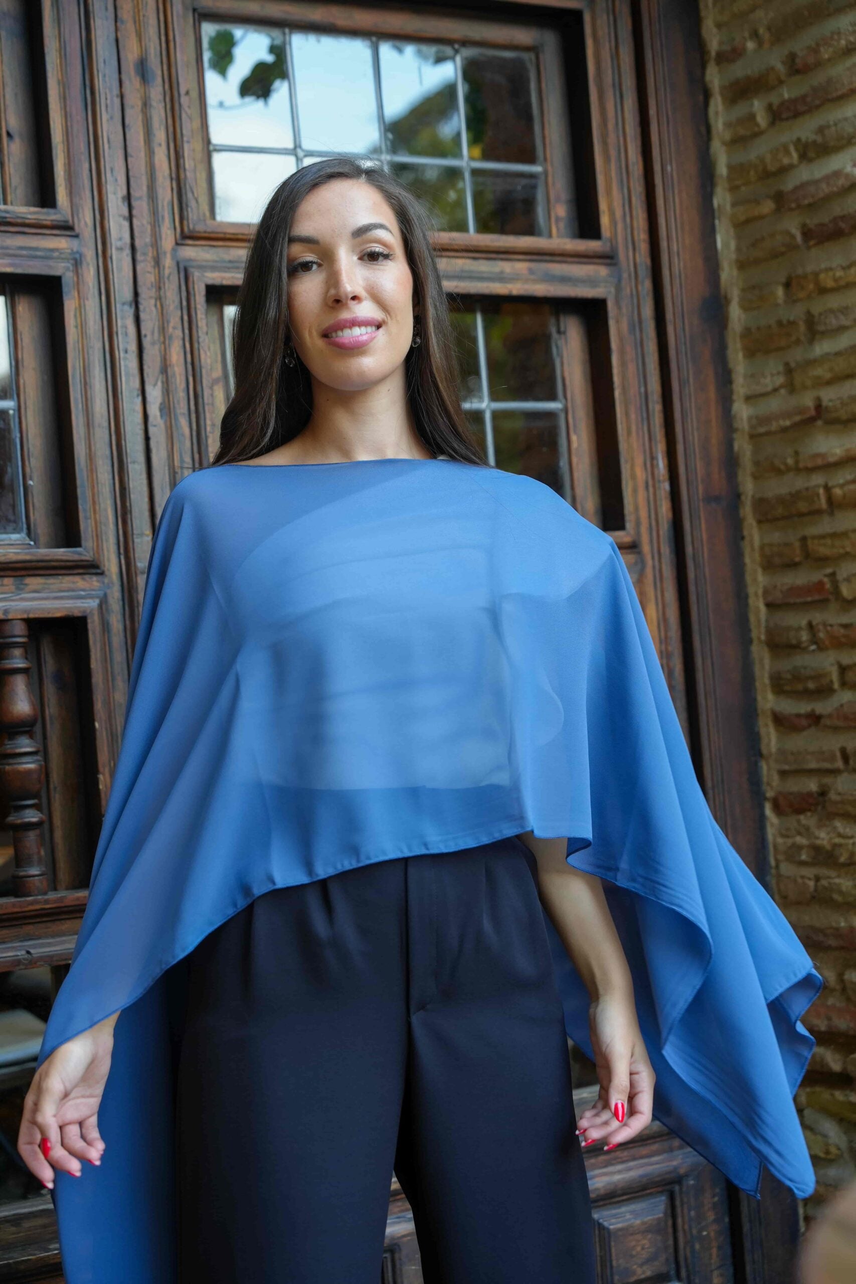 Capa Gasa Azul Pato