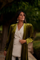 Kaftan Terciopelo Oliva