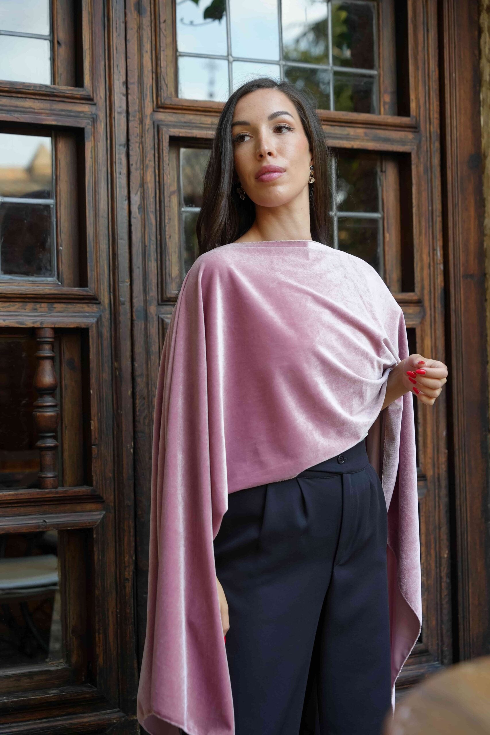 Capa Terciopelo Rosa
