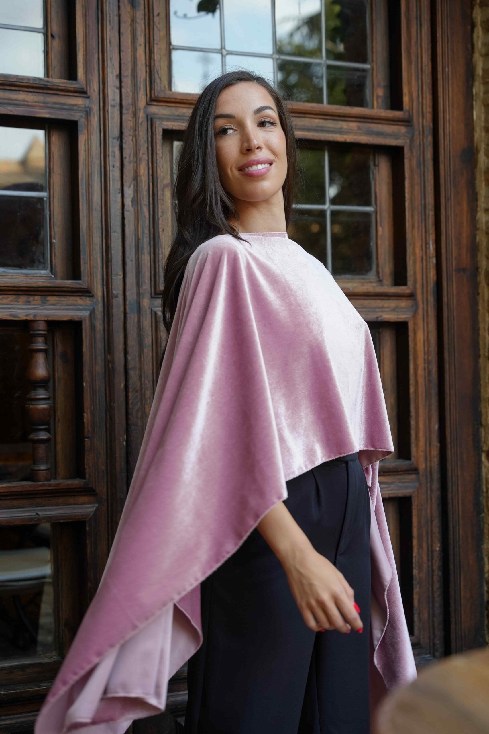 Capa Terciopelo Rosa