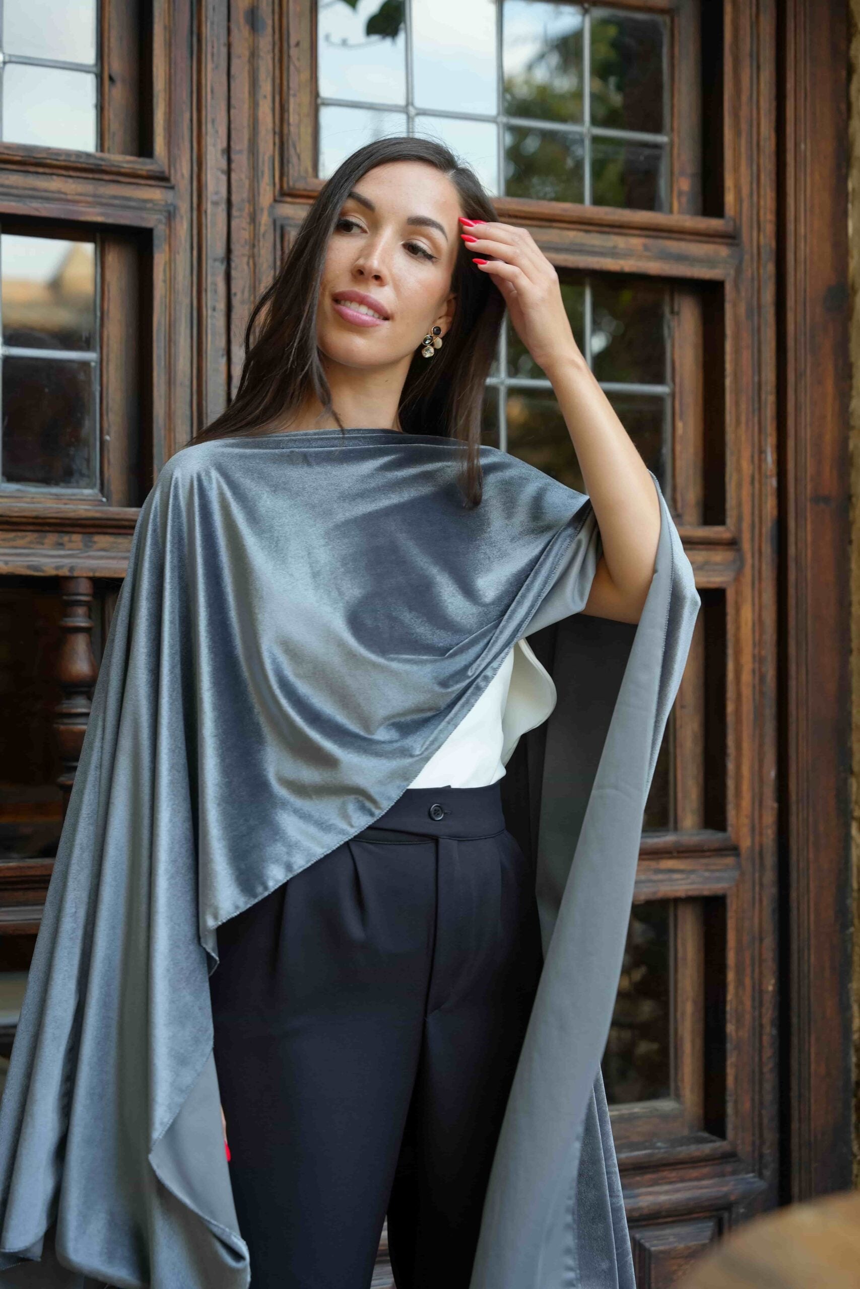 Capa Terciopelo Gris
