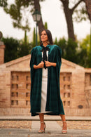 Capa Terciopelo Verde