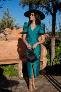 Vestido Dana Petróleo