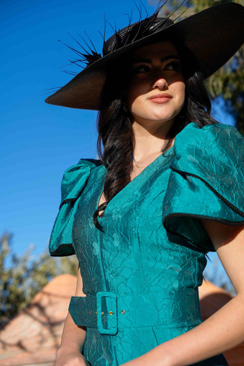 Vestido Dana Petróleo