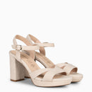 Sandalia Paris Beige
