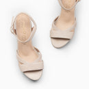 Sandalia Paris Beige