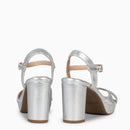 Sandalia Paris Plata