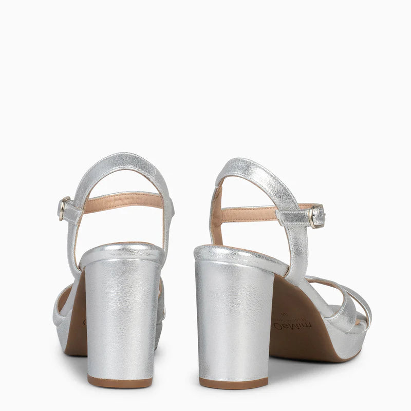 Sandalia Paris Plata