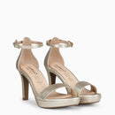 Sandalia Fiesta Platino