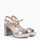 Sandalia Paris Plata