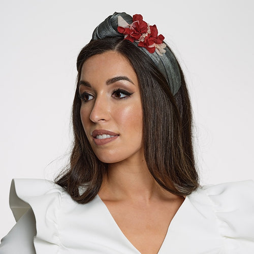Diadema Belladona Gris