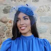 Tocado Penélope Azul