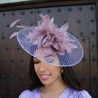 Tocado Thais Malva
