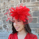 Tocado Thais Rojo
