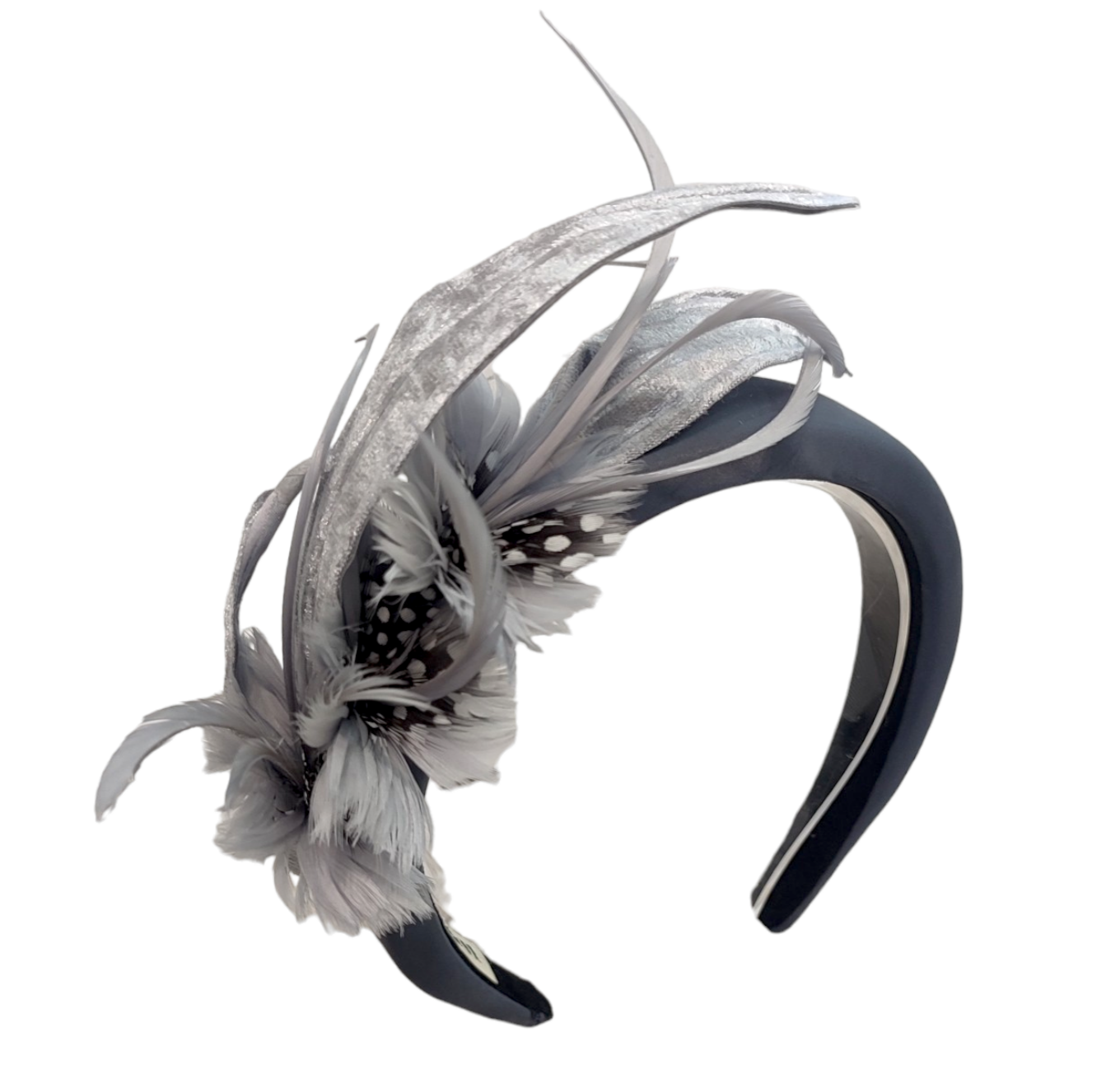 Diadema Zinnia Gris