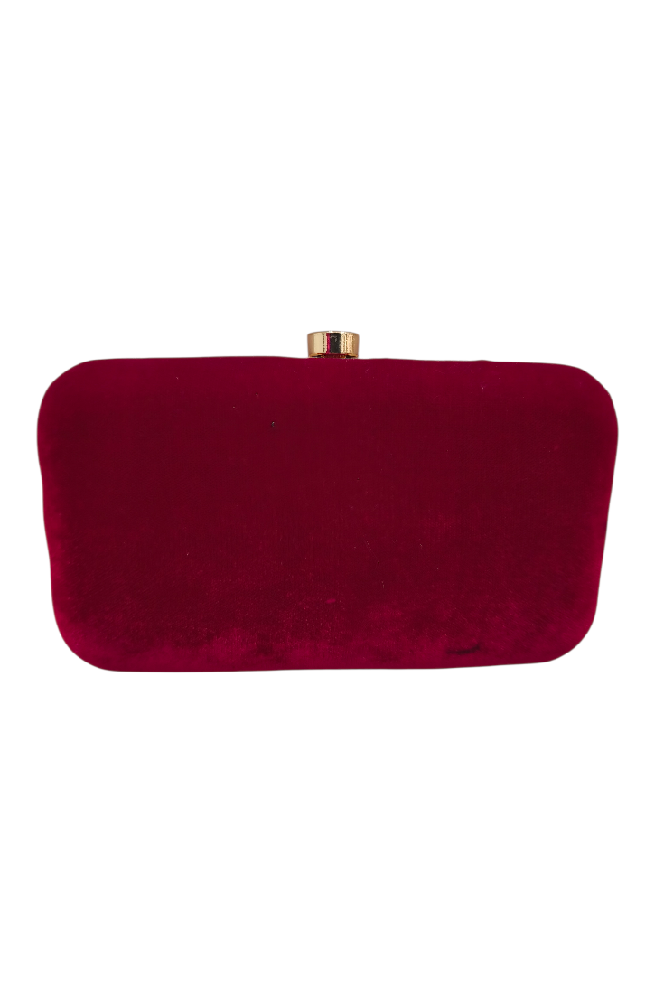 Clutch Granate y Perla