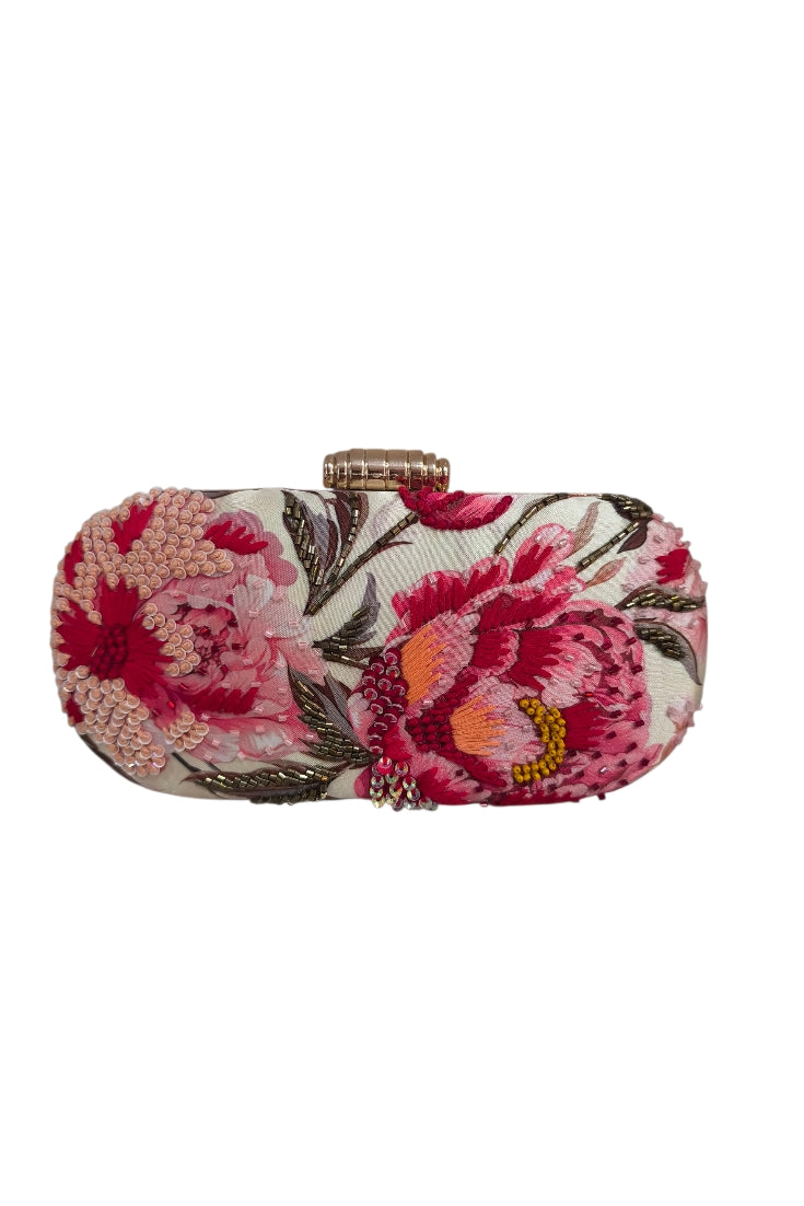 Clutch Lennox Églantine Rosas y Coral