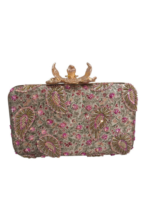 Clutch Flor Garra Ramillete Multi